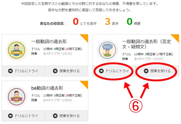 理解度チェックテスト後の復讐